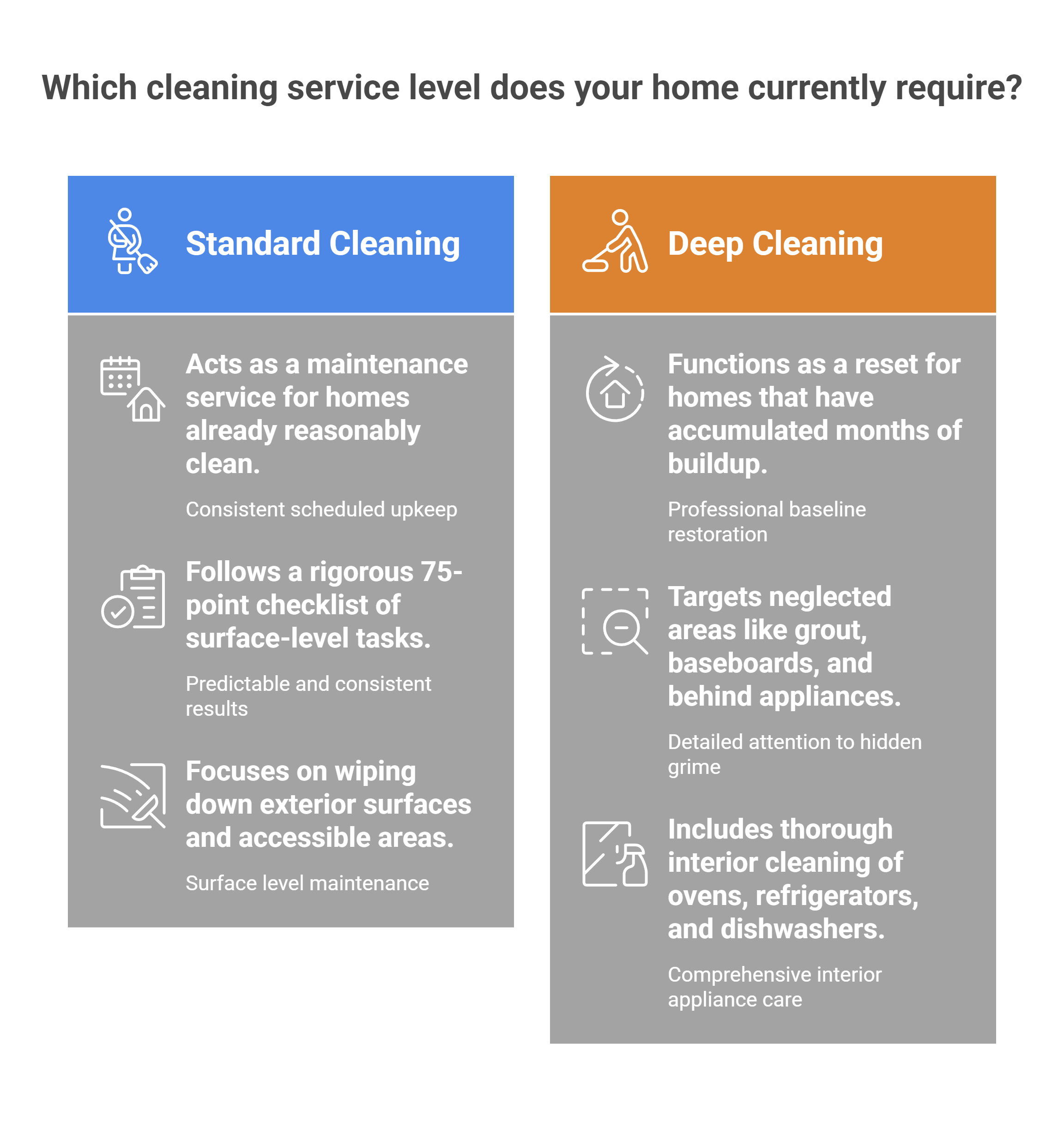 cleaning service level 